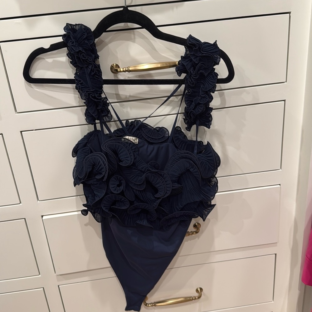 Free People For The Frill of it Bodysuit NEW